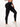 Aktive Leggings mit hoher Taille und Buchstaben-Print2