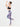 Bedruckte Active-Leggings mit breitem Bund und Stegen8