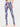 Bedruckte Active-Leggings mit breitem Bund und Stegen9