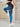 Seamless Printed High Waist Active Leggings-1